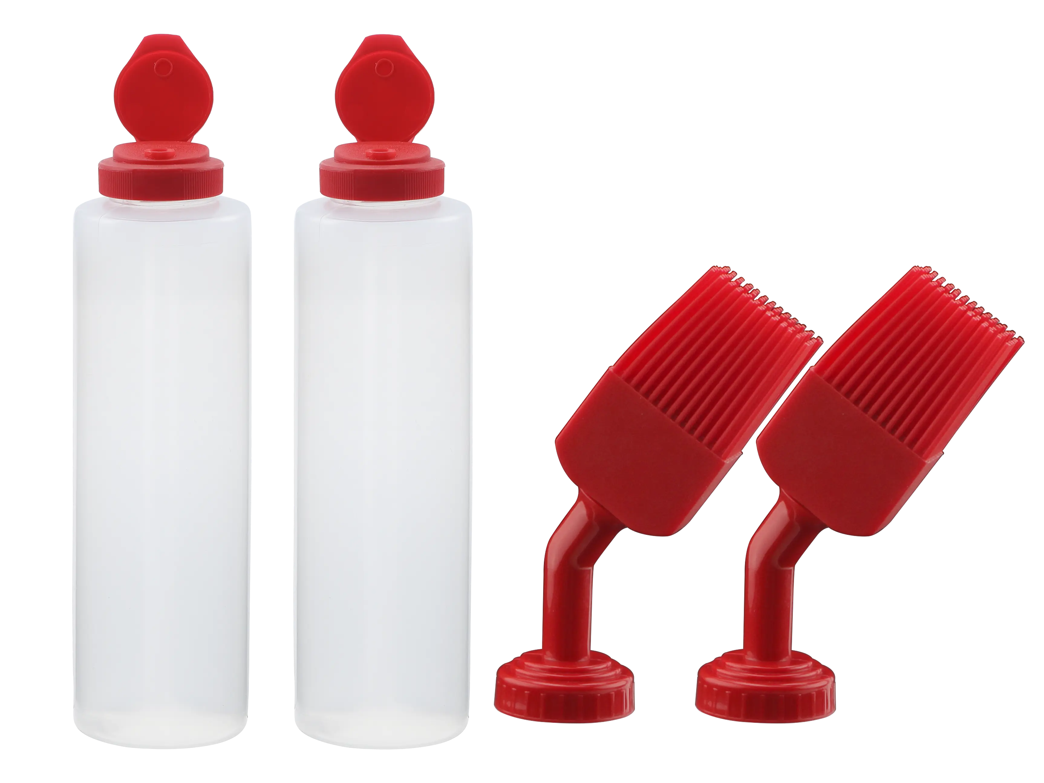 عبوة وفرشاة الدهن خاص بالاطعمة من الحر عدد 2 حبة