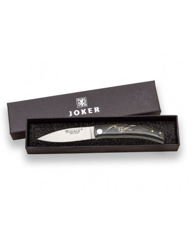 JOKER BECADA FOLDING KNIFE BUFFALO HORN HANDLE 8 CM BLADE LENGTH #NF153