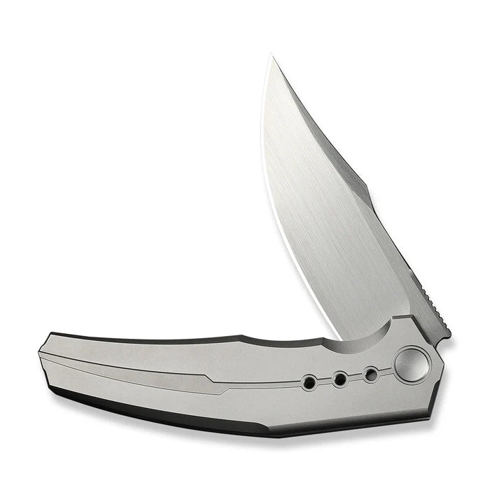 WEKNIFE Kyklos Flipper Knife Gray Titanium Handle #WE23086-4