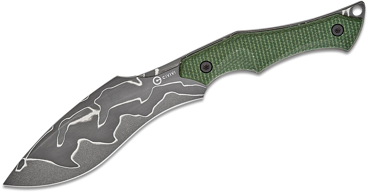 CIVIVI KNIVES VAQUITA II MINI NECK KNIFE GREEN #C047C-DS2