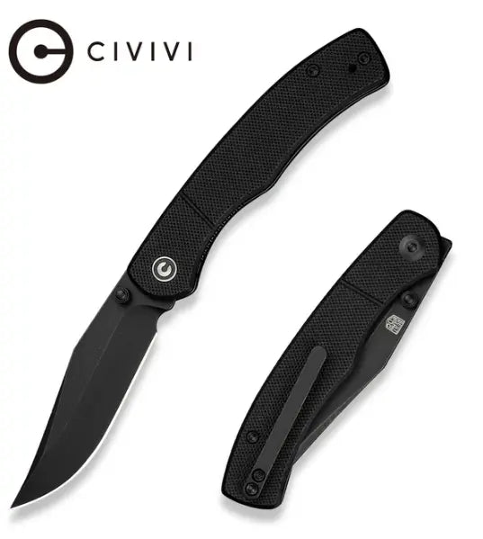 CIVIVI Clingman Front Flipper & Thumb Stud Knife G10 Handle #C23065-1