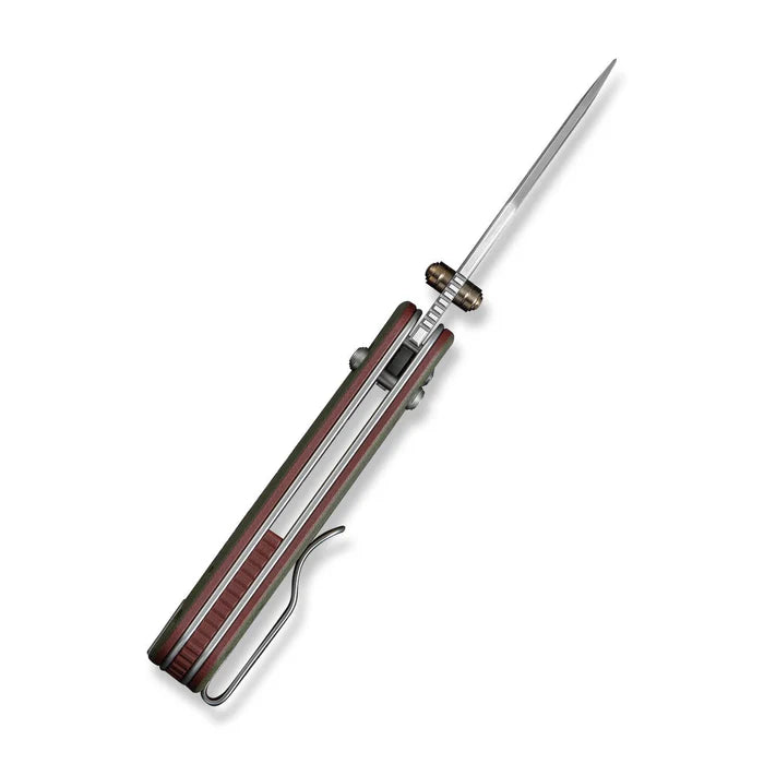 CIVIVI Baby Banter 2 - TG Thumb Stud & Crossbar Lock Knife G10 Handle #C24074-1