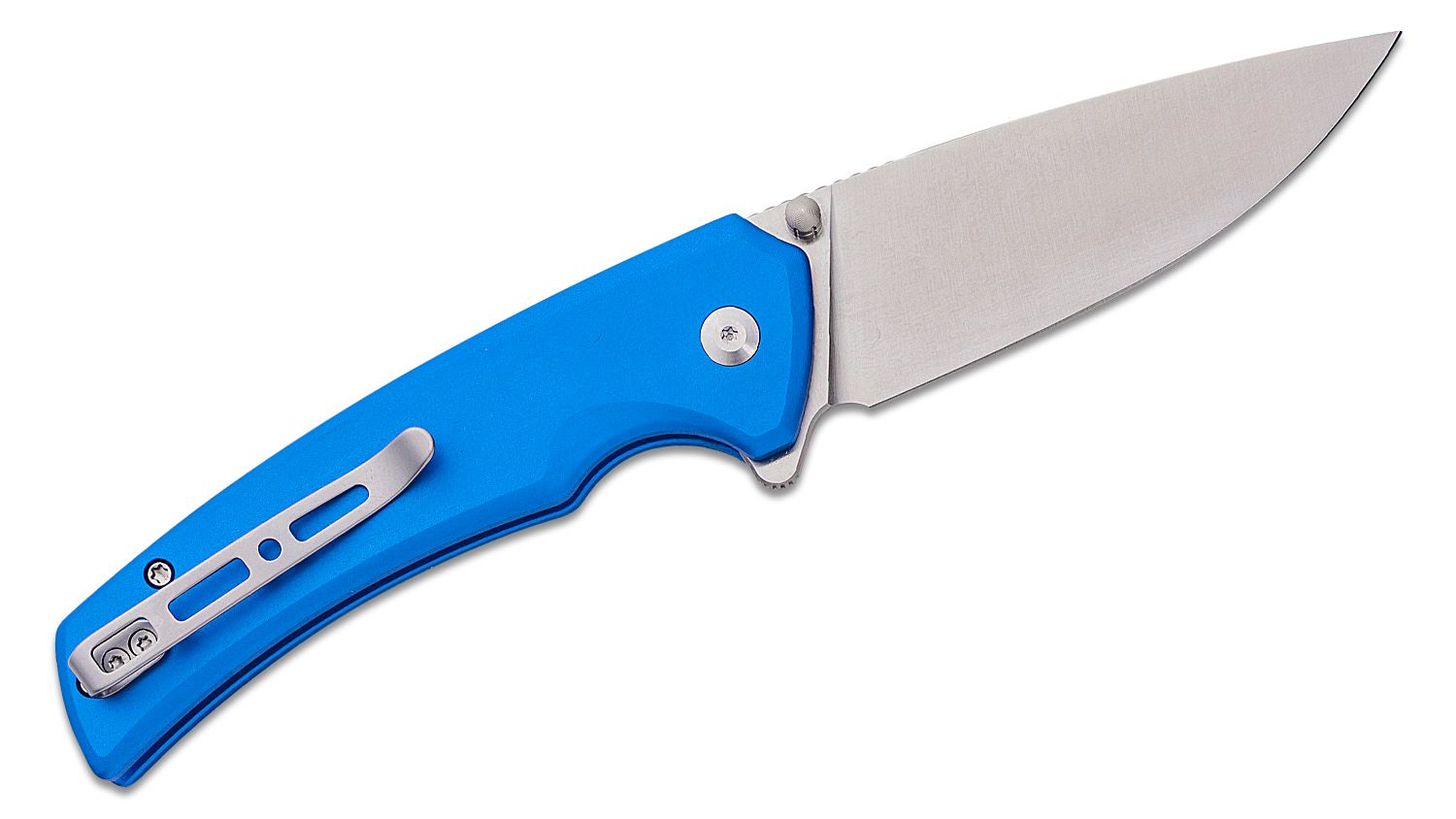 SENCUT Serene Flipper Knife - Blue Aluminum #S21022B-4