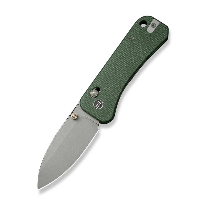 WEKNIFE Banter 2 Thumb Stud & Crossbar Lock Knife Micarta Handle #WE23075-3