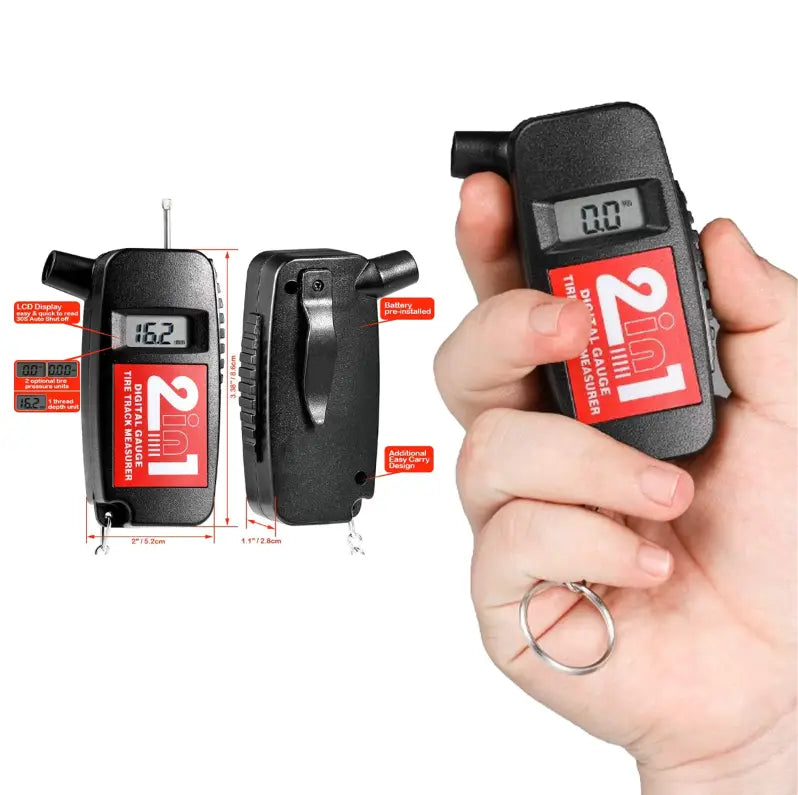 مقياس هواء الكتروني 2 ف 1 من الحر