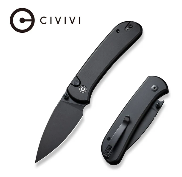 CIVIVI Qubit Button Lock & Thumb Stud Knife Aluminum Handle #C22030E-1