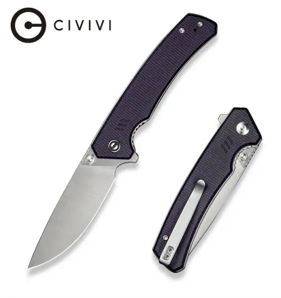 CIVIVI Merit Flipper & Thumb Stud Knife Micarta Handle #C24012-3