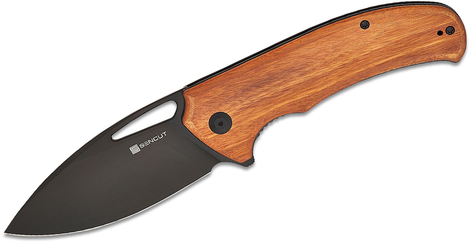 SENCUT Phantara Folding Knife - Guibourtia Wood #S23014-4