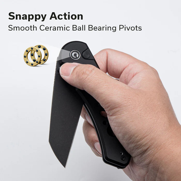 CIVIVI Pragma Prime Thumb Stud & Button Lock Knife Aluminum Handle #C24067-1