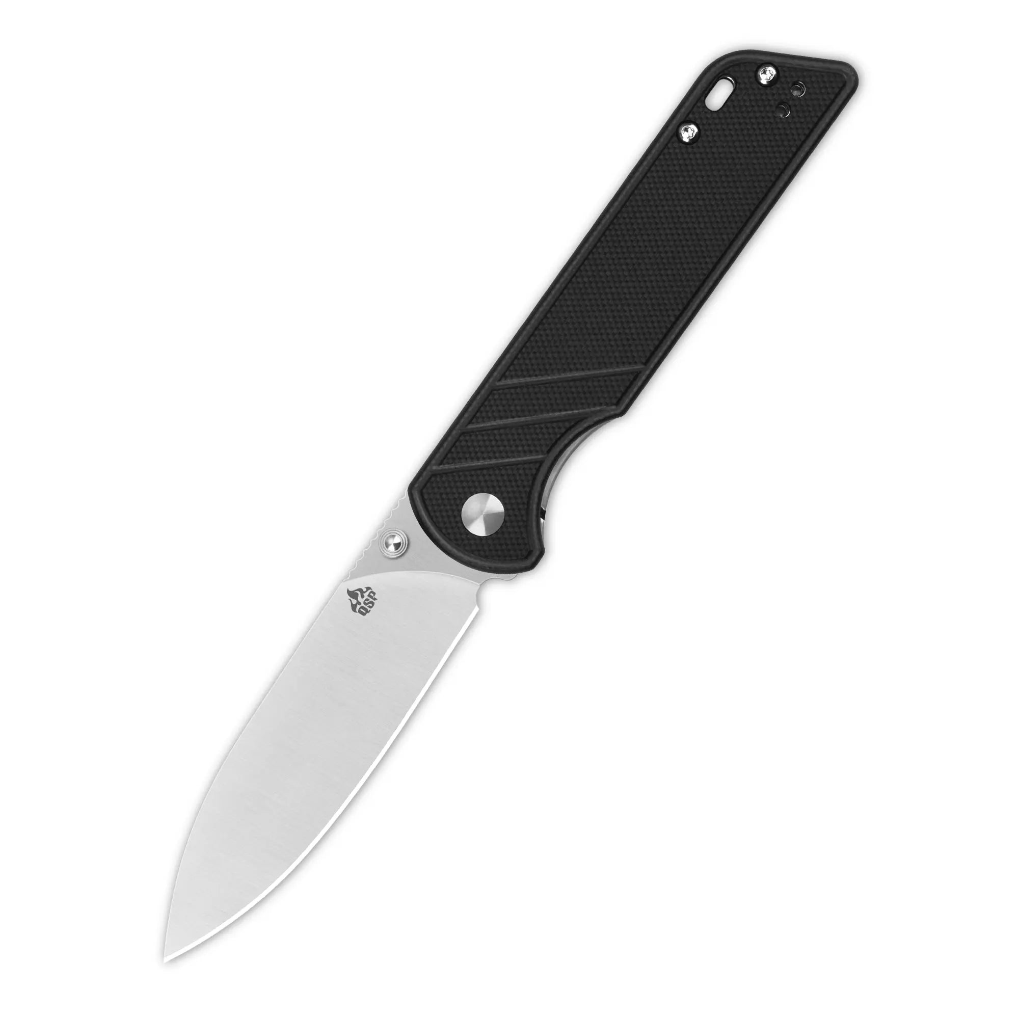 Parrot V2 Linerlock, D2 satin, Black G10 #QS102-A