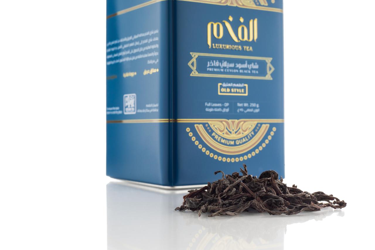 شاي الفخم الطعم العتيق علبة معدنية 250 جرام