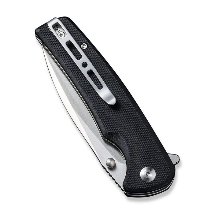 SENCUT Sachse Flipper & Button Lock & Thumb Stud Knife G10 Handle #S21007-5