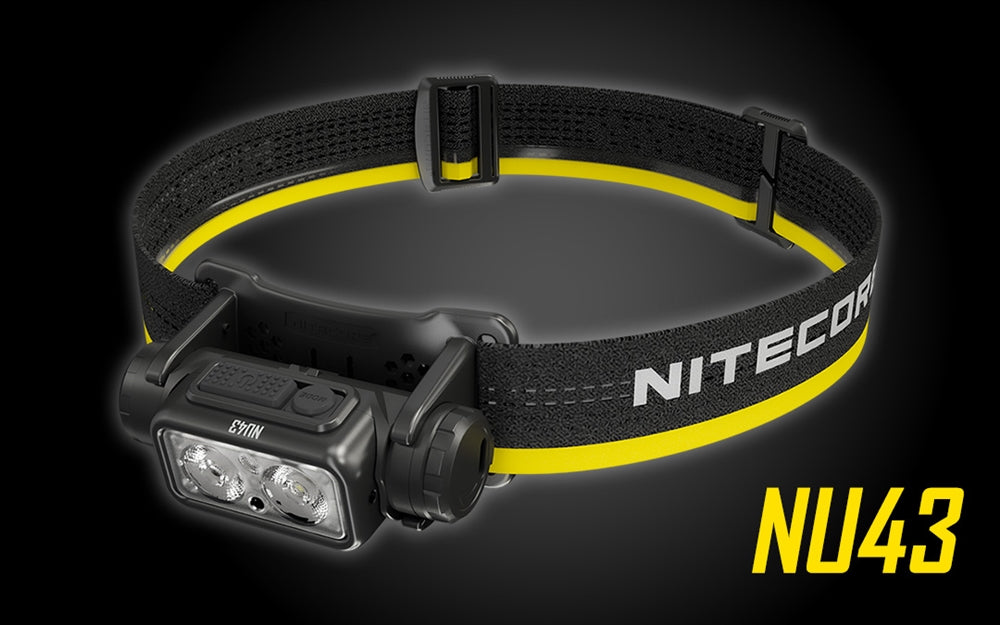 NITECORE NU43 1400 lumens Lightweight USB-C Rechargeable Headlamp