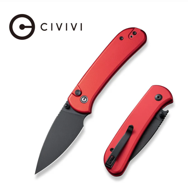 CIVIVI Qubit Button Lock & Thumb Stud Knife Aluminum Handle #C22030E-2