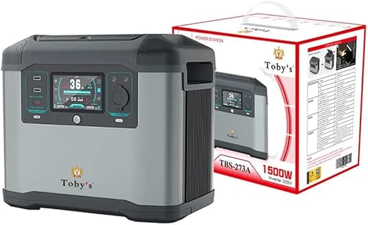 Toby's Portable 1500W Power Station TBS-273A