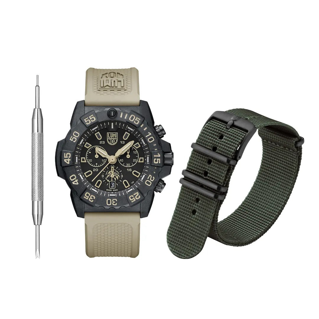 LUMINOX NAVY SEAL CHRONOGRAPH NFS 3580 SERIES, 45mm XS.3590.NSF.SET