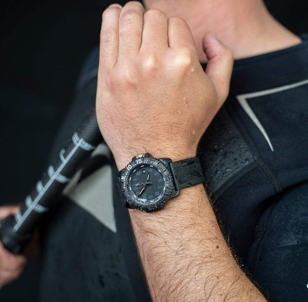 LUMINOX Navy SEAL Foundation Military Blackout Watch #XS.3601.BO.NSF 1
