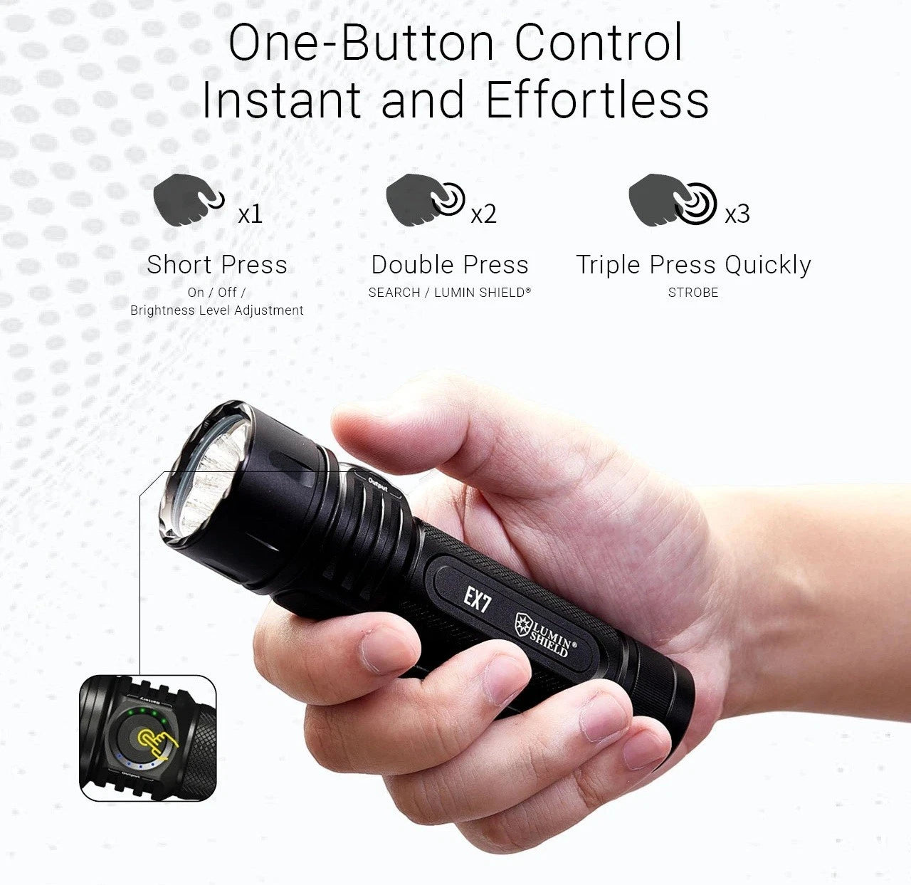 Nitecore EX7 6000 Lumen High Performance Rechargeable Flashlight