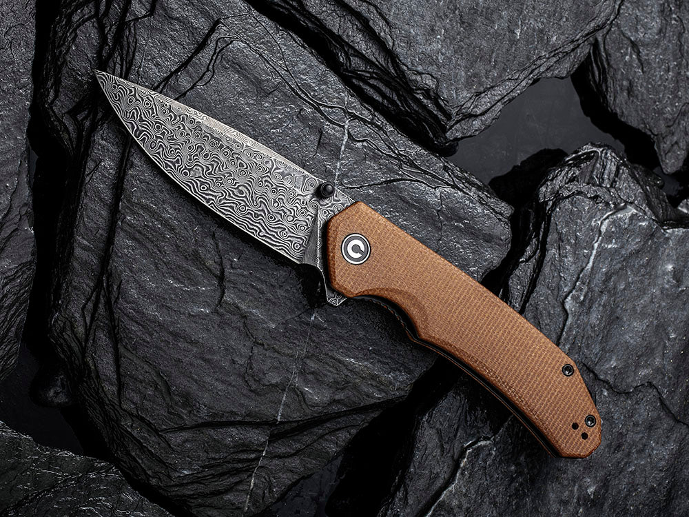 Civivi Brazen Damascus Brown #C2102DS-1