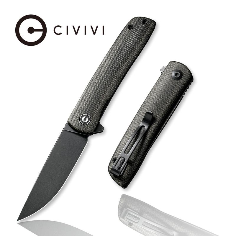 CIVIVI Bo Linerlock Green Micarta #C20009B-6