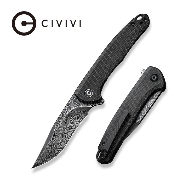 CIVIVI Mini Sandbar Flipper Knife Micarta Handle #CIVC20011DS1