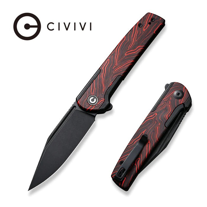 CIVIVI Cachet Frame lock Red G10 Handles #CIVC20041C1