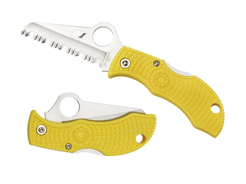 Spyderco Manbug Salt H1 Serrated Blade #MYLS