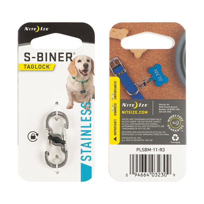 Nite Ize Pet S-Biner Microlock SS PLSBM-11-R3