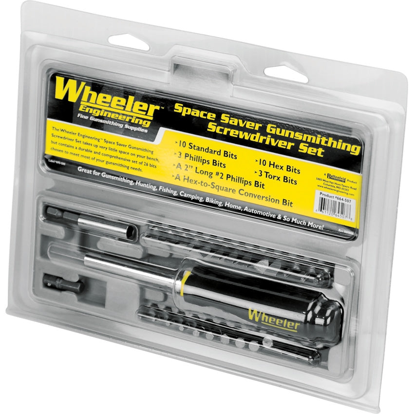 WHEELER Space Saver Screwdriver Set #WHE664507