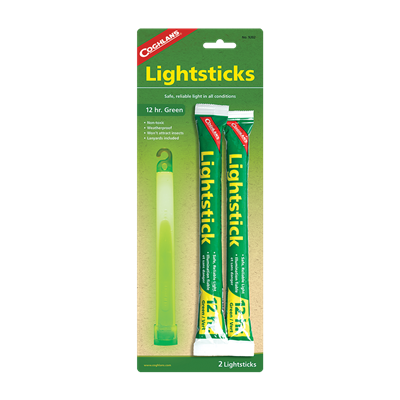 Lightsticks- Green- pkg of 2