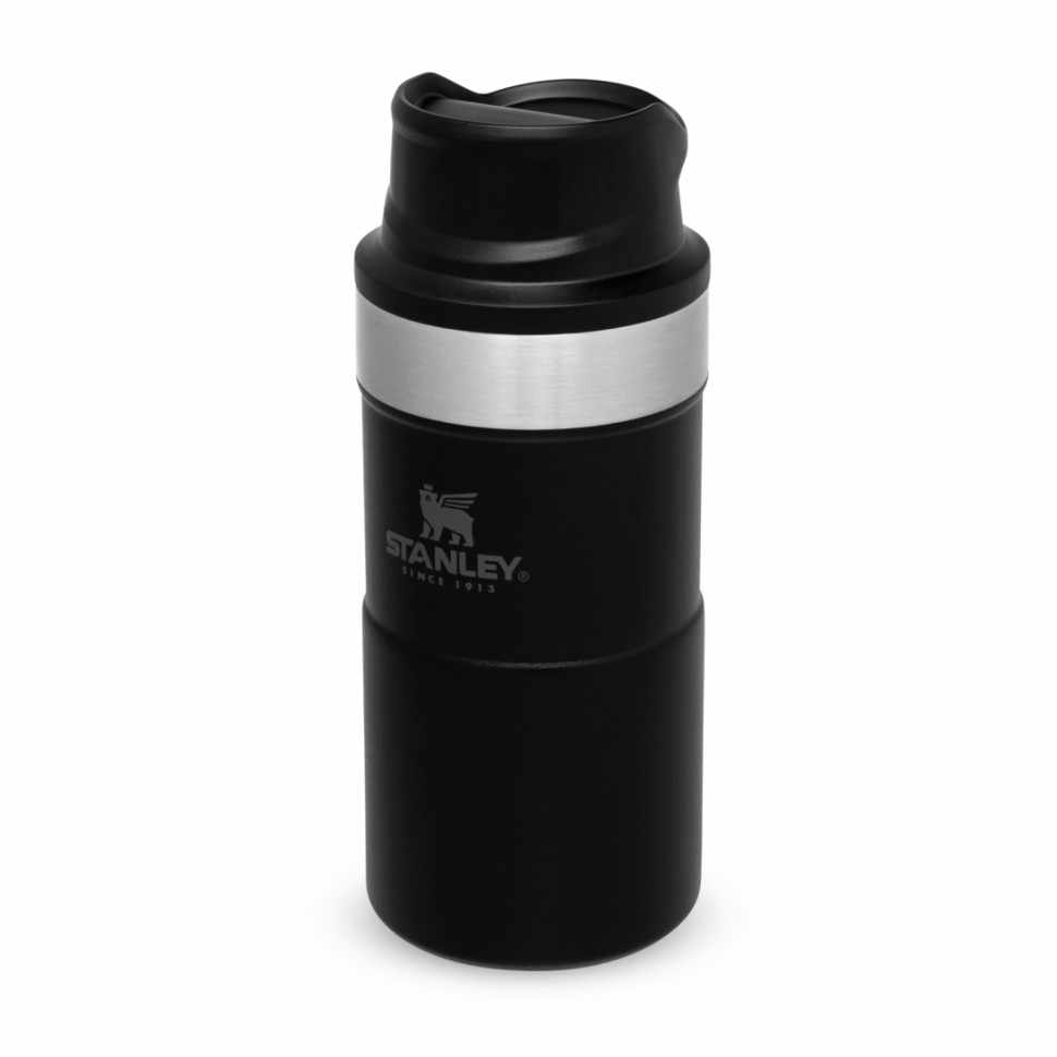 Stanley CLA 250ml/8.5oz Trgr-Actn Trav Mug M. Black 10-09849-010