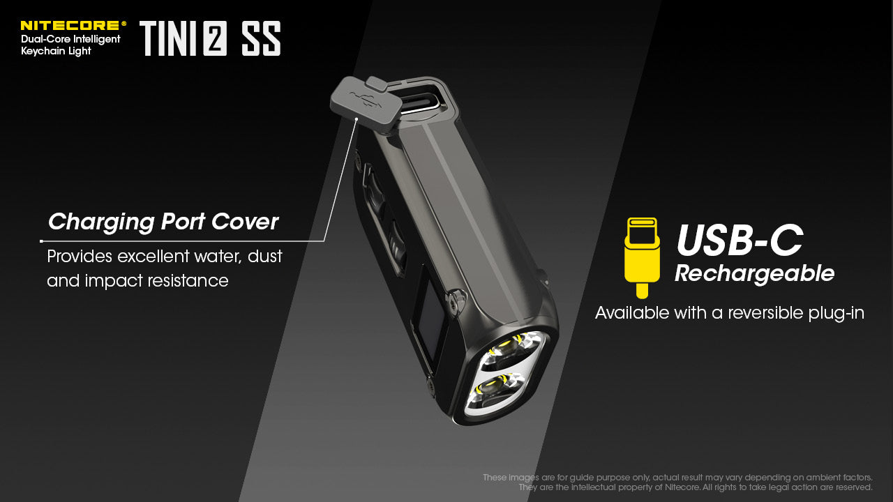 Nitecore Dual Core Intelligent Keychain Light #TINI2SS