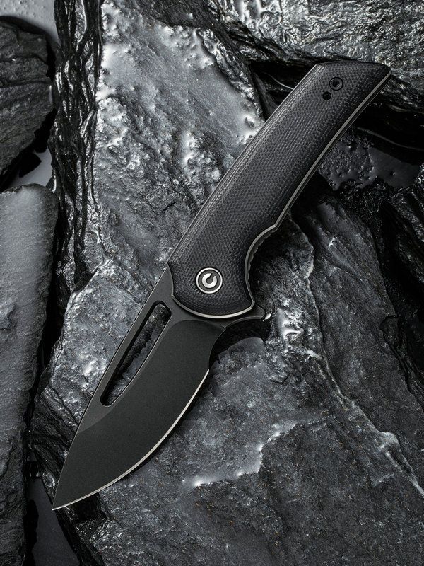 CIVIVI Odium Flipper Knife G10 Black Handle #CIVC2010E