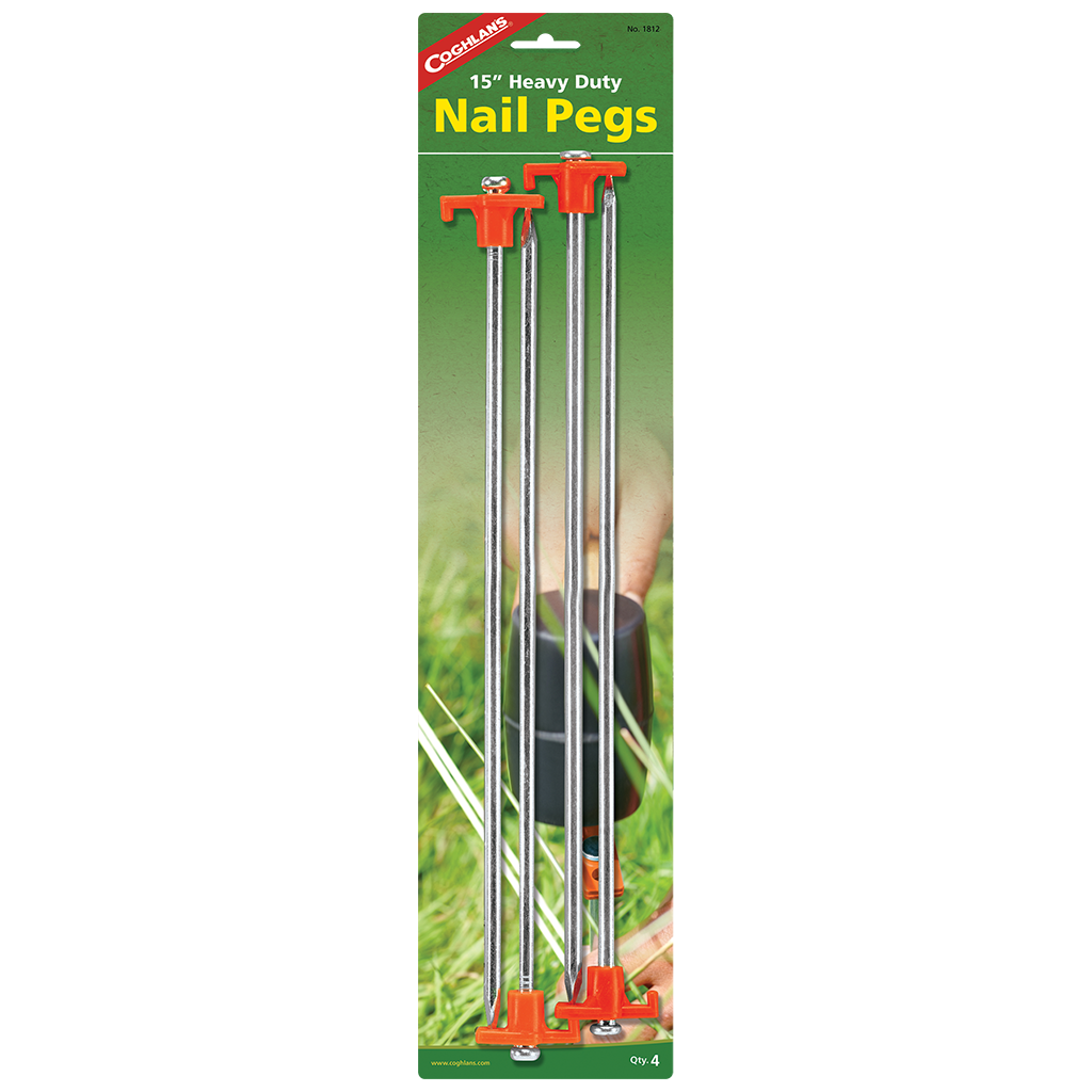 COGHLANS 15" NAIL PEG (PKG OF 4)