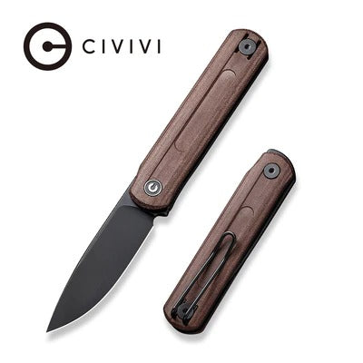 CIVIVI Foldis Slip Joint with Top Flipper Knife Micarta Handle #CIVC210442