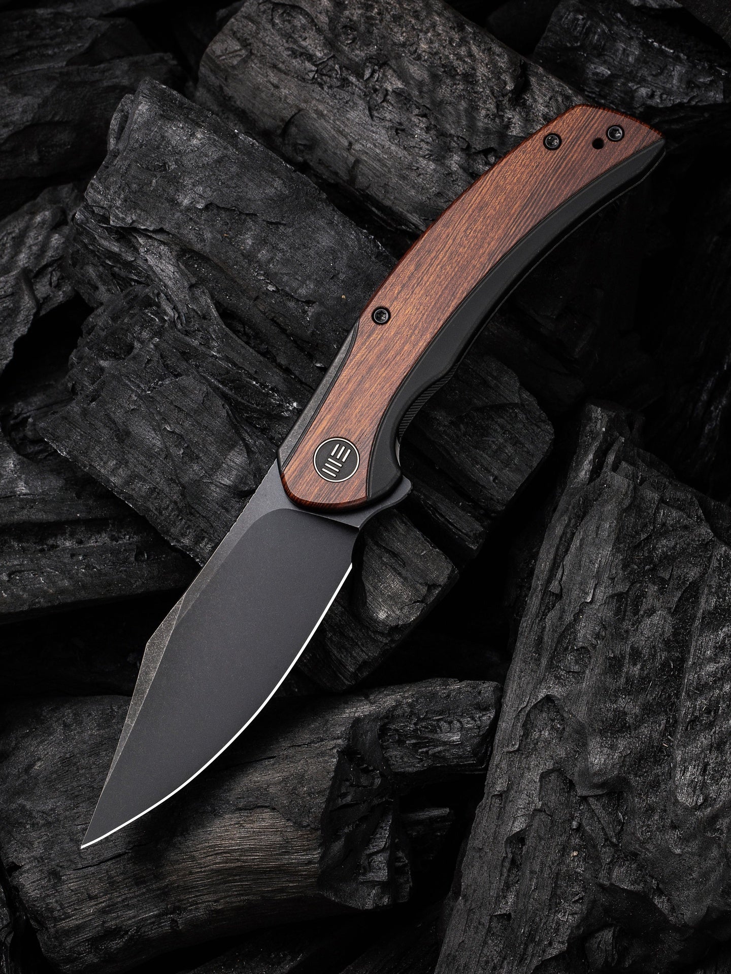 WE Snick Framelock Black/Brown #WE19022F-3