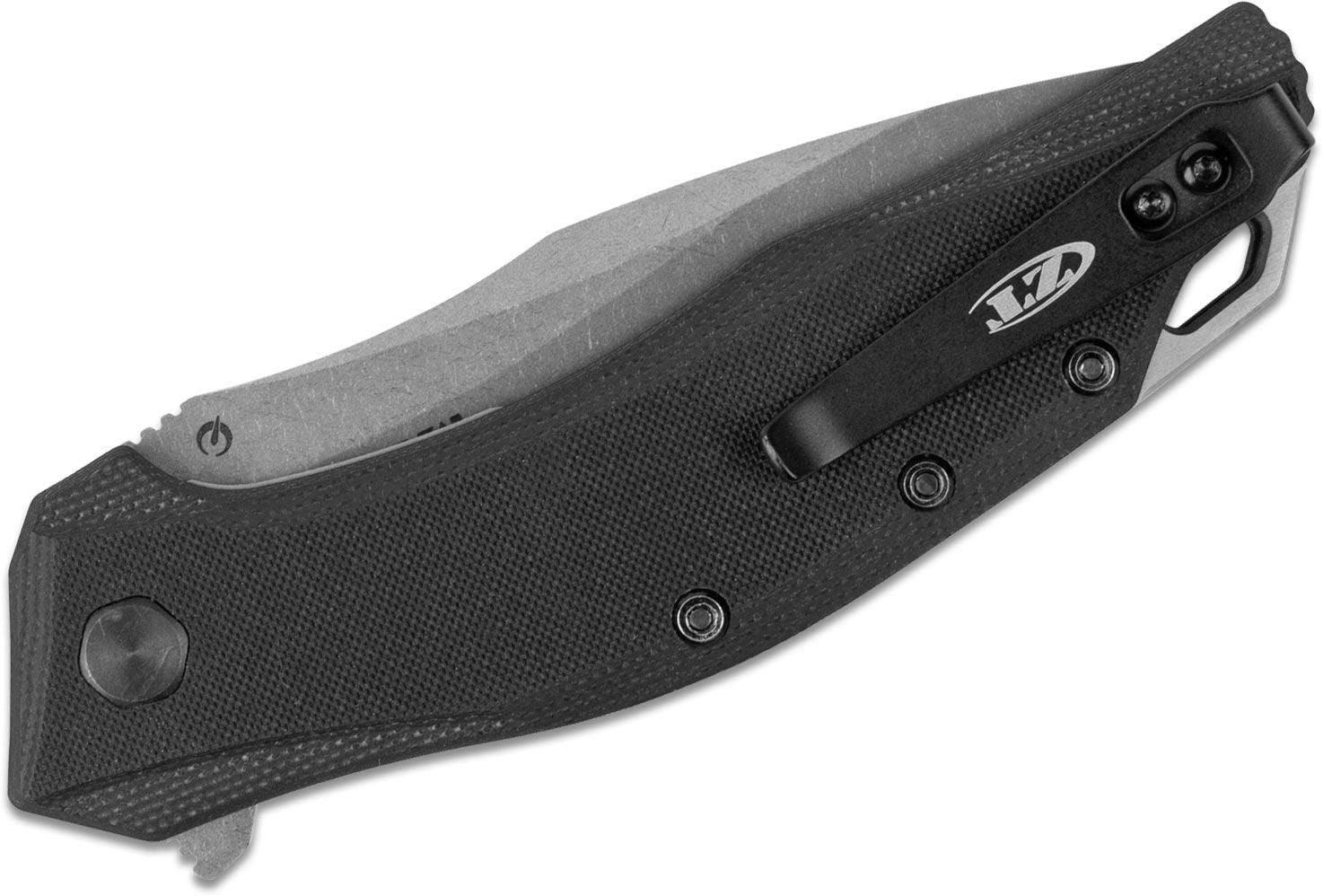 ZT Folding Knife CPM-20CV Drop Point Blade G10 Handle #ZT0357