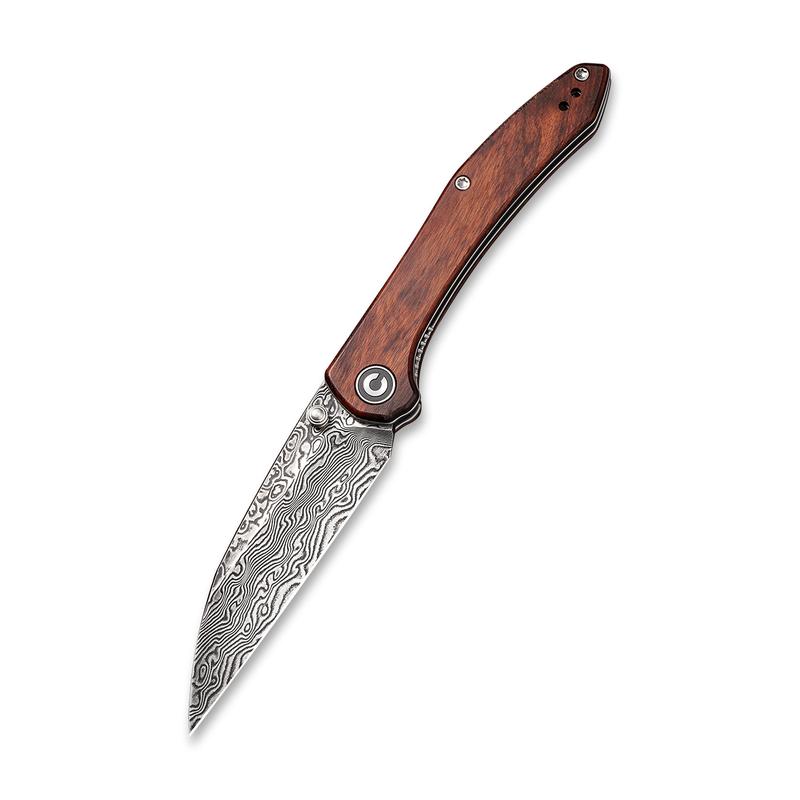 CIVIVI Hadros Wood Damascus #C20004-DS1