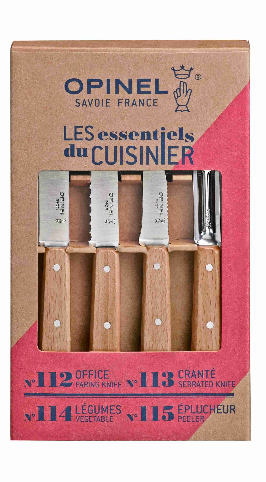 OPINEL SET LES ESSENTIELS BEECH