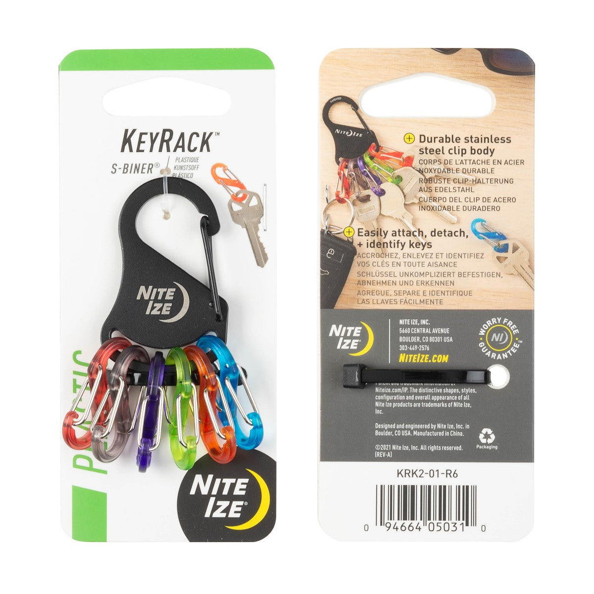 Nite Ize KeyRack S-Biner #KRK2-01-R6