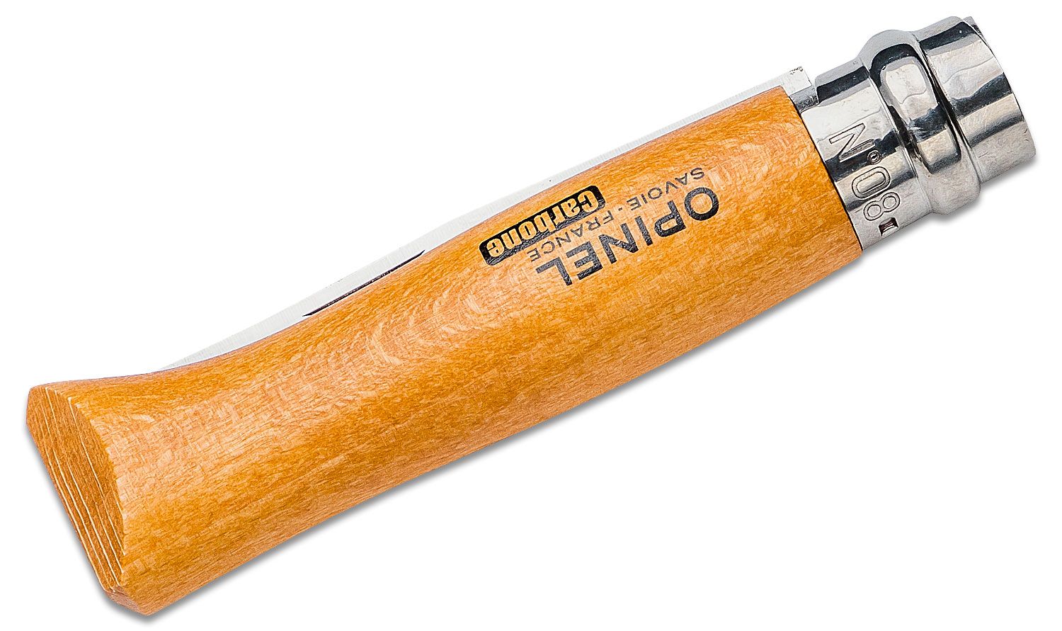 OPINEL BLISTER N0 8 BEECH Carbon Steel #OP113080