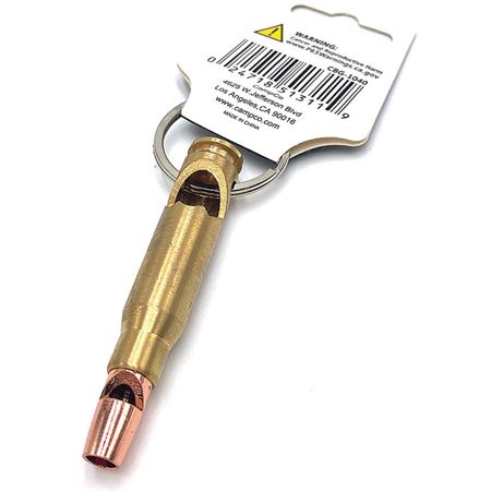 Bullet Whistle Keychain with Bottle Opener #1040DS