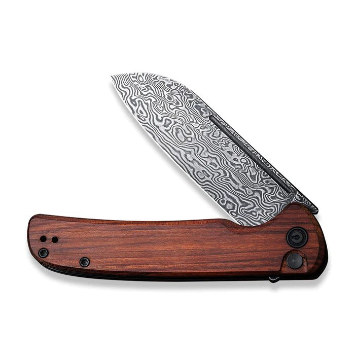 CIVIVI Chevalier Wood Handle Damascus Blade #C20022-DS1