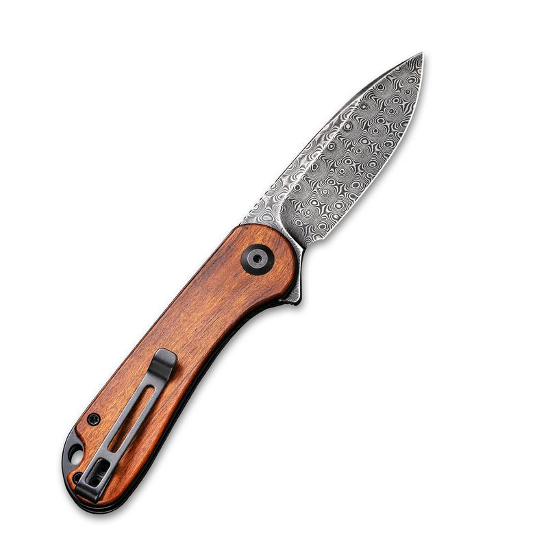 CIVIVI Elementum Wood Handle Damascus #C907DS-2