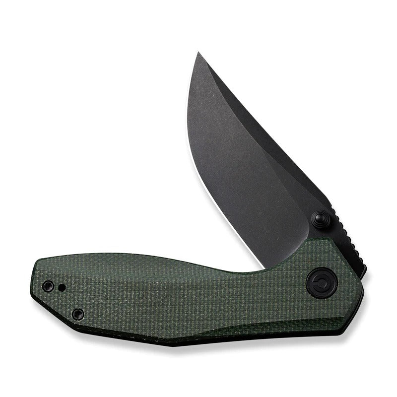 CIVIVI ODD 22 Flipper And Thumb Stud Knife Micarta Handle #CIVC210322