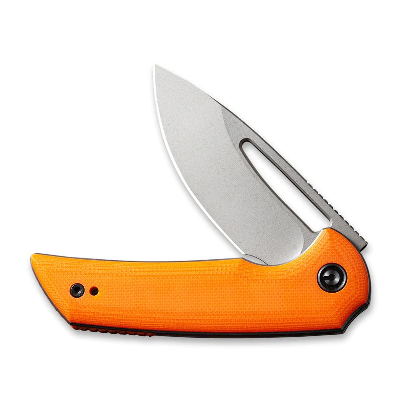 CIVIVI Odium Flipper Knife G10 Orange Handle #CIVC2010B