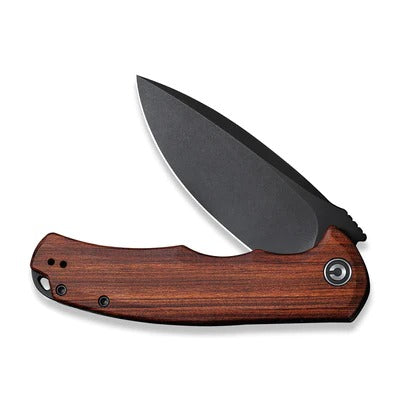 CIVIVI Praxis Flipper Knife Wood Handle #CIVC803H