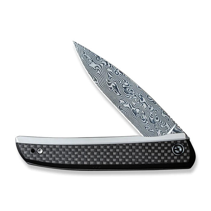 CIVIVI Savant Flipper Knife Stainless Steel Handle With G10 And Carbon Fiber #CIVC20063BDS1