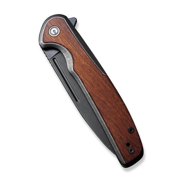 CIVIVI Voltaic Flipper Knife Stainless Steel Handle with Wood #CIVC200601