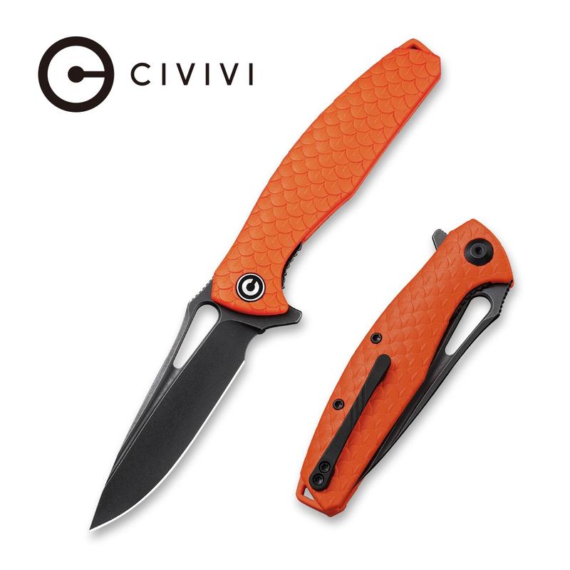 Civivi Wyvern Linerlock Orange Black Blade #C902G